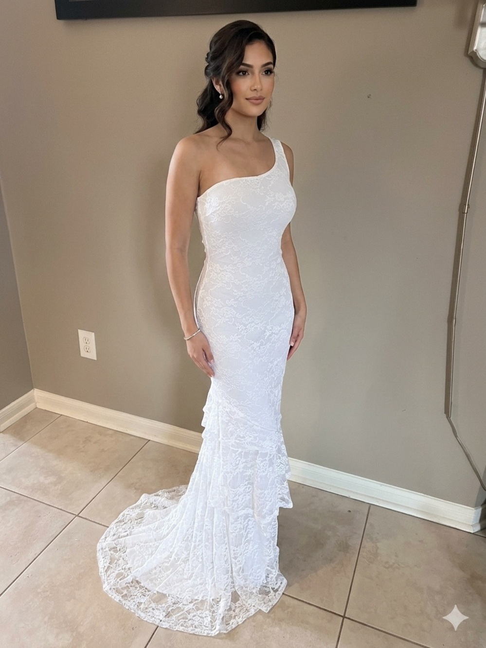 Beautiful white lace dress
